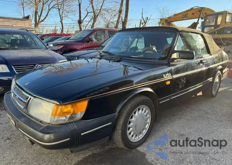 1988 Saab 900 из США, поврежденный, VIN YS3AT76L3J7040435